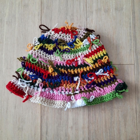 COPY - Loopy Bows Crochet Bucket Hat - Picture 1 of 3